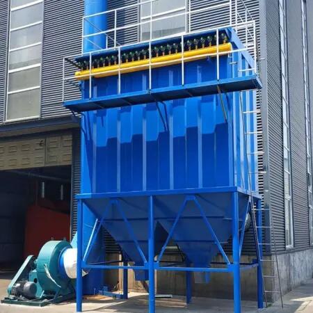 低壓長(zhǎng)袋離線脈沖袋式除塵器